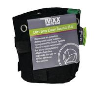 5 Pack Velcro Sided Fabric Pots - Easy Transplant With Intergrated Handles, Eyelets & Cane Holders For Growing Potatoes, Tomatoes, Trees, Strawberries, and Vegetables. (1L Velcro Sided Fabric Pot)