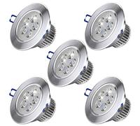 5 Pack Warm White LED Ceiling Light Led Downlights LED Ceiling Downlight Lamps Spot Recessed Down Light Led Panel Light Lamps Home Indoor Lighting [Energy Class A+]