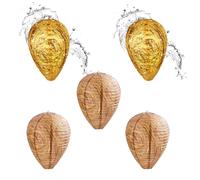 5 Pack Wasp Nest Decoy, Fake Waterproof wasp Bee Hornet Deterrent Weather Resistant Garden Yard Outdoor, False Waspinator Repellent Remover Control Indoor, 2 Pack Tarpaulin 3 Pack Kraft Paper