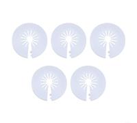 5 Pack White Plastic Pipe Covers For Bathroom Sink And Radiator Pipes 15mm To 28mm Diameter Trim Ring Escutcheon Plate Set To Gaps Around Water Heating Lines