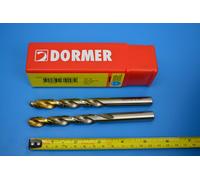 Dormer A002 HSS-Tin Coated Jobber Drill Bit, Metric & Imperial | 1-11mm & 5/16''