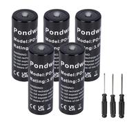 5 Packs 3.6V 3500mAh Replacement Li-SOCl2 Battery Non-Rechargeable