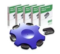 5 Packs 30 Wax Guard Filters Compatible with MiniFit ProWax Hearing Aids Black, Wax Guard Filters Replacement Cerumen Stop Inserts for MiniFit Receiver Sound Port, Earwax Protection Maintenance Kit