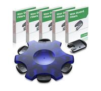 5 Packs 30 Wax Guard Filters Compatible with MiniFit ProWax Hearing Aids Wax Guard Filters Replacement Cerumen Stop Inserts for MiniFit Receiver Sound Port, Earwax Protection Maintenance Kit