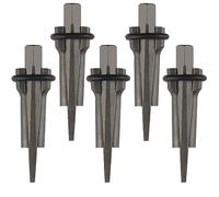 5 Packs 5/8 inch Stone Splitter, Wedge and Feather Shims, Concrete Rock Stone Splitter Hand Tools, by GENHAKON