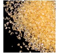 5 Packs 50g Crushed Glass Irregular Metallic Chips 1.5-3.5mm Glitter Broken Glass Chips for Crafts, Vase Filler, Decoration, Gold