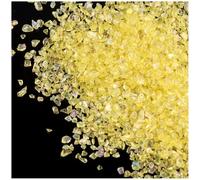5 Packs 50g Crushed Glass Irregular Metallic Chips 1.5-3.5mm Glitter Broken Glass Chips for Crafts, Vase Filler, Decoration, Yellow