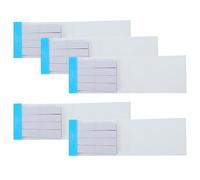 5 Packs Blue Litmus Paper Acid Test Strips 80 Sheets for Chemistry | Paper Material, Easy to Use and No Color Chart Needed, for Teachers and Students, White