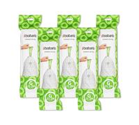 (5 Packs) Brabantia PerfectFit Bags - 23-30L - Code G