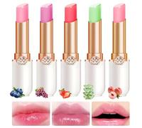 5 Packs Colour Changing Lipstick, Tinted Lip Balms Set, Nutritious Repairing Balm Beauty Gifts for Teenage Girls