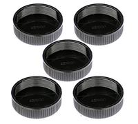 (5 Packs) Fotasy Lens Rear Caps for M42 42mm Screw Mount Lens, M42 Lens Cap, M42 Lens Rear Cap, 42mm Screw Mount Lens Cap, M42 End Cap, fits Pentax Takumar/MamiyaSekor/Helios M42 Lens, etc