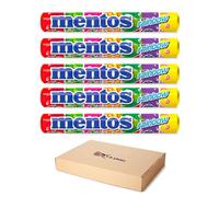 5 Packs Mentos Rainbow Flavor Chewy Dragees Refreshing Soft Candies Sold By VR Angel