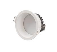 5 Packs, Modern 5W-12W LED Ceiling Downlight, Round Ultra-thin Anti-glare Embedded High-brightness Ceiling Light, 3000K-6000K Indoor Background Wall Spotlights, Ra≥95, AC85-265V,White Fitting