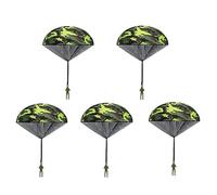 5 Packs Parachute Men Tangle Free Outdoor Flying Parachute Men Toys Hand Throwing Watching Landing Toy No Battery Flying Army Parachute Toys(Army Green)