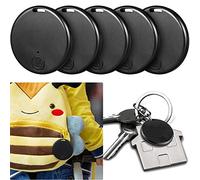 5 Packs Portable GPS Tracking Mobile Tracking Smart Anti Loss Device Key Finder Locator GPS Smart Finders Tracker Device for Kids Dog Pet Cat Wallet Keychain Luggage, Alarm Reminder, App Control