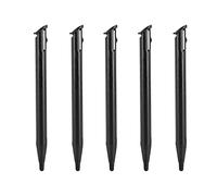 5 Packs Replacement Pen for 2DS LL/XL, Black | for Touch Screen, Fine Point, Navigation Pen, Portable Game