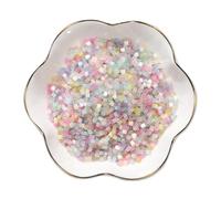 5 Packs Small Glass Bugle Beads 3mm Glass Tube Seed Beads for Crafting, Beading, Keychain Making, About 1500Pcs, Colorful