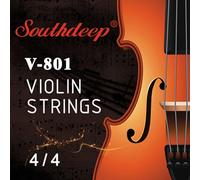 5 Packs Stainless Steel Al-Mg Ni-Fe Winding E-A-D-G 4/4 3/4 String Set Violin Strings
