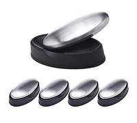 5 Packs Stainless Steel Soap Bar, Magic Metal Odor Remover Rub Away Fish Garlic Onion Smell from Hand