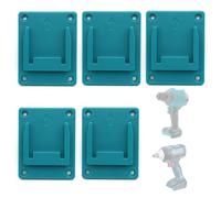 5 Packs Tool Holder Compatible with Bosch 18V Tools Wall Mount Holder Drill Tool Storage Hanger with Screws Dock Holder for Workshop Garage Bench