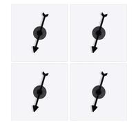 5 Packs Transparent Spinners Dry Erase Math Spinner with Rotating Arrow for Teaching