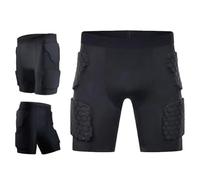 5-Pad Adult Football Girdle for Men with Cup Pocket, Padded Compression Shorts with Integrated Hip, Anti Collision Football Compression Shorts, Men's Girdle Football