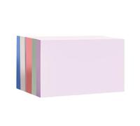5 Pads Morandi Solid Color Sticky Notes, Square Rectangle Self-Stick Notes, Strong Adhesive, to Do Lists & Reminders, for Office School, Multi-Size, Soft Tone, Stationery Small