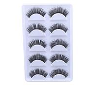 5 Pair Artificial Eyelashes Natural Long Black Eyelash Expanding Makeup ToolAttractive Design
