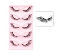 5 Pair Cats Eyes Long False Eyelashes Full Strip Lashes Makeup 3D Lashes Volume Fake Eye Lashes Soft Eyelashes