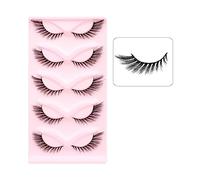5 Pair Cats Eyes Long False Eyelashes Full Strip Lashes Makeup 3D Lashes Volume Fake Eye Lashes Soft Eyelashes