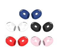 5 Pair Earbud Tips Covers Sleeve Earpieces Superior Noise Cancellation Noise Isolating Designs Long Wear For 4 Silicone Ear Covers