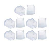 5 Pair High Heel Protectors Clear Heel Stoppers Protectors Replacement Tip Caps for Grass Wedding Women Shoes Size