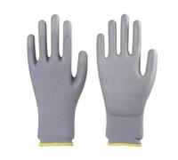 5 Pair Knitted Red Work Gloves For Garden(Grey S)