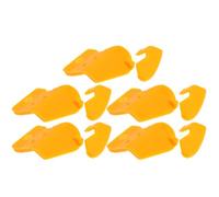 5 Pair Tire Changer Head Protective Pad, Yellow Plastic, Universal Fit | Wear Resistant Design for Professional Use or DIY, Tool-Free Mounting, Supports Safer Tyre Changing