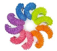 5 Pairs/ 10PCS Mop Slippers, Microfiber Dust Mop Shoes Multifunction Floor Cleaning Shoe Covers Hair Cleaner Foot Socks Caps for House Kitchen Office
