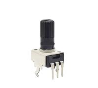5 Pairs = 10Pcs RV09 Vertical Adjustable Resistor 3Pin Seal Potentiometer 1K, 2K 5K 10K 20K 50K 100KΩ, Ohm For With Knob(200K Ohm)