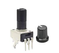 5 Pairs = 10Piece RV09 Vertical Adjustable Resistor 3Pin Seal Potentiometer 1K 2K 5K 10K 20K 50K 100KΩ Ohm For With(1M Ohm)