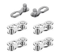 5 Pairs 6/7 /8 Speed Chain Link Reusable Steel Bike Missing Link Removable Chain Replacement Repair Accessories for Bicycles, Mountain Bikes(6 7 8 Speed)