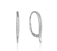 5 Pairs Adabele Authentic 925 Sterling Silver Leverback Fancy Earring Hooks 10 Cubic Zirconia CZ Diamond Tarnish Resistant for DIY Earrings Jewelry Making SS10-3