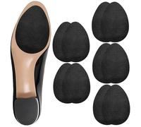 5 Pairs Anti Slip Sole Protectors, Durable Rubber Shoe Pads Adhesive Insoles Grips Noise Reduction for Men's & Women's Shoes, High Heels, Leather, Sandals, Canvas