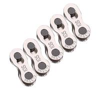 5 Pairs Bike Chain Links, Quick Release Bike Chain with Magic Joint Connector for 8/9/10 Speed Bike (10 Speed)