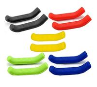 5 Pairs Brake Handle Sleeve Silicone Waterproof Bike Brake Lever Protection Cover Anti-Slip Comfortable Bicycle Brake Lever Sleeve Grip for Most of Regular Bike Road Bike Mountain Bicycle(5 Colors)