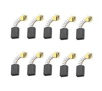 5 Pairs Carbon Brushes Compatible with Makita HP1631 HP1631K GV5000 191998-3 CB85 CB57 CB64 5x8x11mm Power Tools Replacement Spare Part