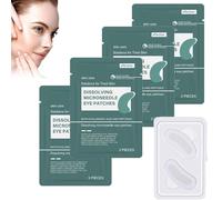 5 Pairs Dissolving Microneedle Eye Patches, Microneedle Eye Mask with Hyaluronic Acid, Eye Pads Against Dark Circles, Collagen Eye Pads (4 Pairs)