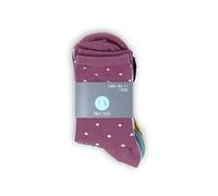 5 Pairs Finch & Belle Women’s Colour Pop Polka Dot Ankle Socks