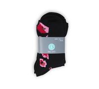 5 Pairs Finch & Belle Women’s Poppy Bloom Footbed Ankle Socks