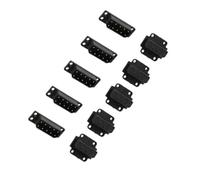 5 Pairs Foam Turbojet Drone Model MX10 Male Female Plug 10 Pin Power Servo Connector Compatible With RC Fixed Wing Aircraft DIY Parts