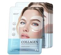 5 pairs Glow Haven Collagen&Peptide Eye Mask,Under Eye Patches with Vitamin C for Puffy Eyes,Moisturizing&Hydrating Anti-Aging Eye Masks to Reduce Fine Lines,Long-Lasting Care for All Skin Types