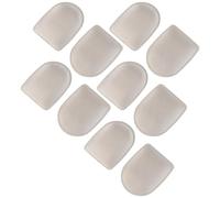 5 Pairs Heel Pads Decompression Foam Insoles for Women | Breathable Heel Protection and Comfort Support, Beige Foam, for Wearing High Heels