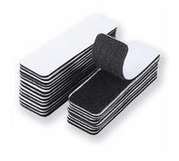 5 Pairs Hook and Loop Tape Sticky Back, 30 * 100mm Double Sided Sticky Pads, Sticky Pads, Strong Double Sided Heavy Duty Adhesives Pad, for Walls,Floor, Plastics, Glasses, Metals Sticky Pads